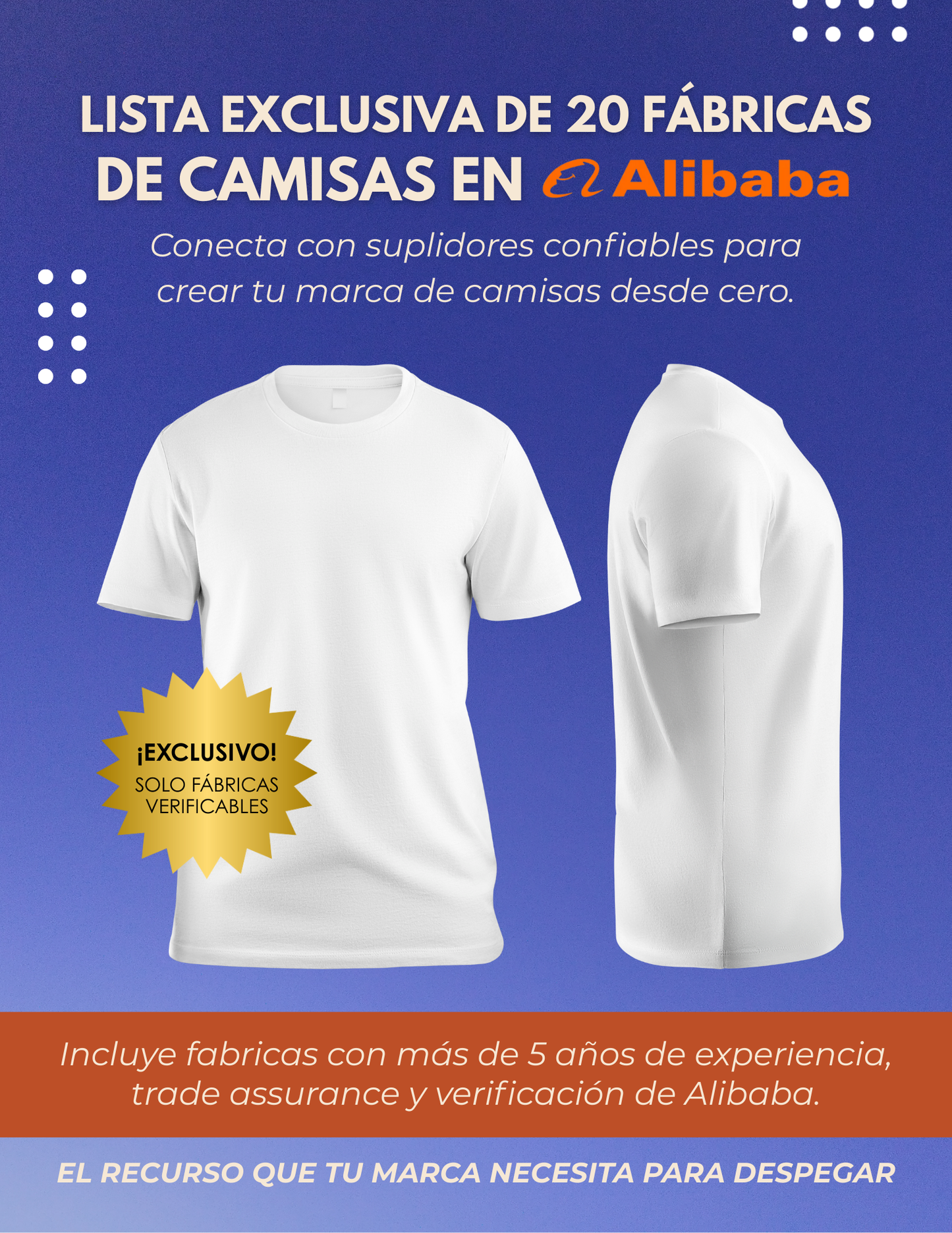 Lista Exclusiva de 20 Fábricas de Camisas en Alibaba