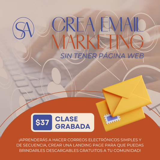 Crea Email Marketing sin Tener Página Web