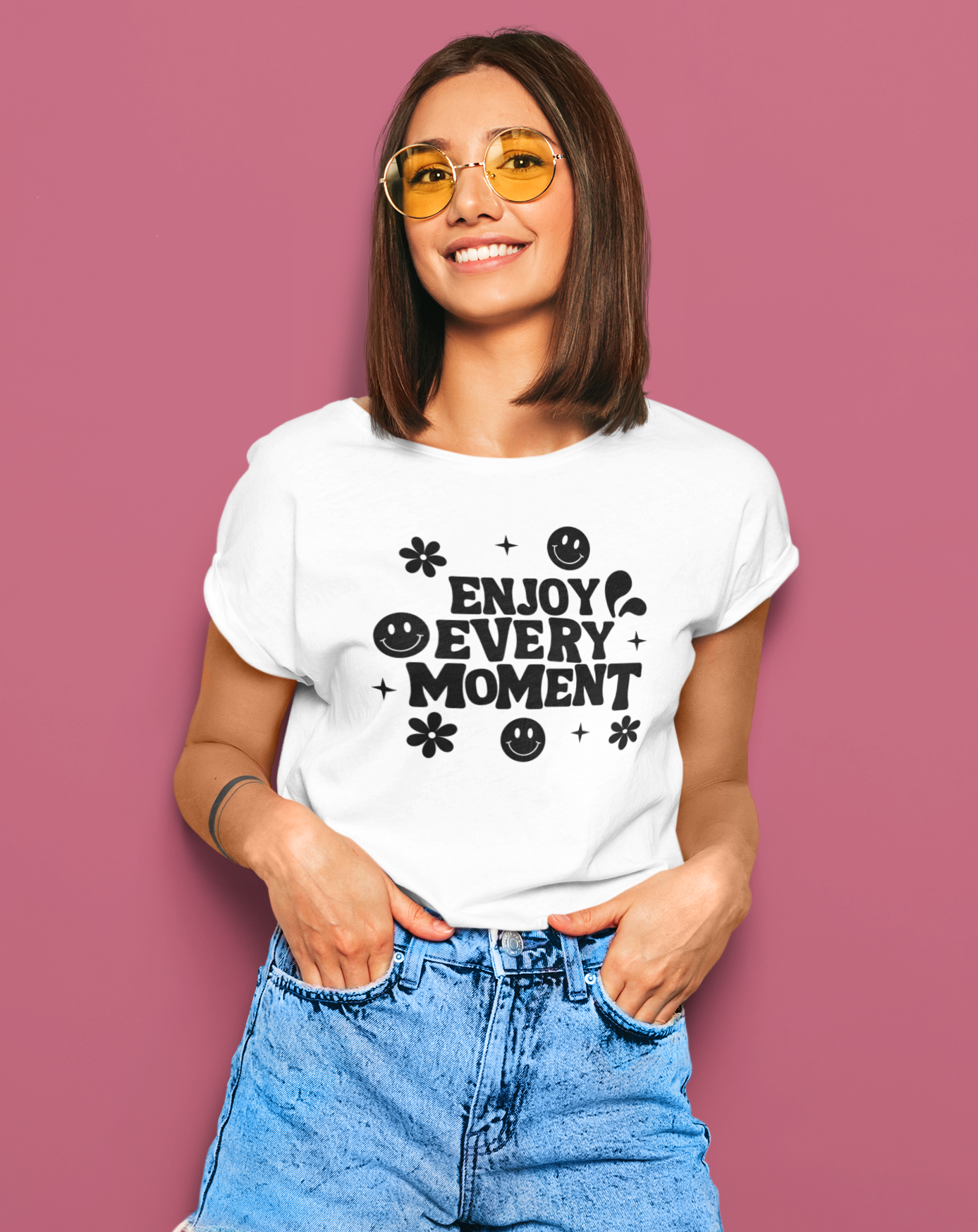 Enjoy every moment | Diseño PNG, SVG, JPG
