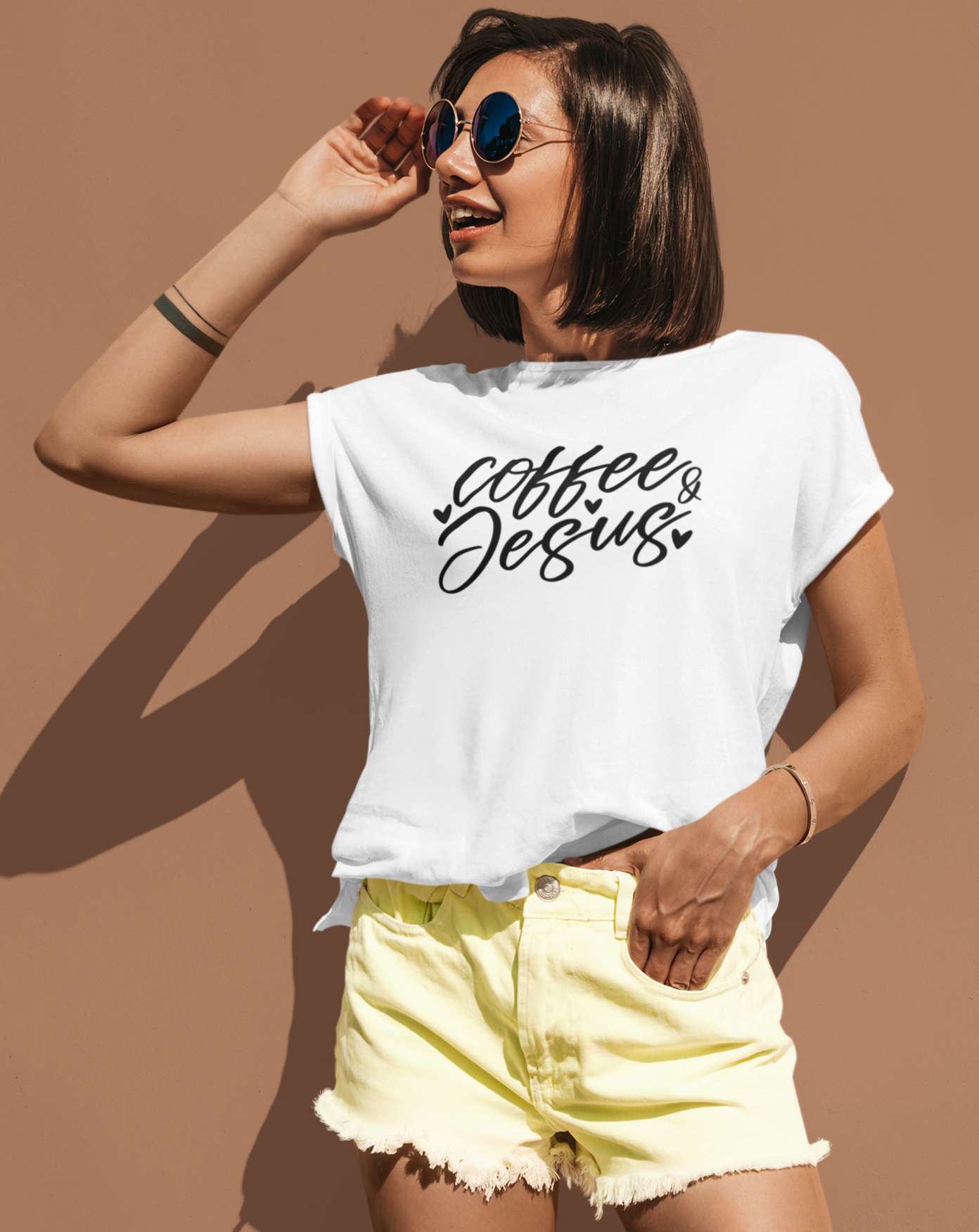 Coffee & Jesus | Diseño PNG/JPG/SVG