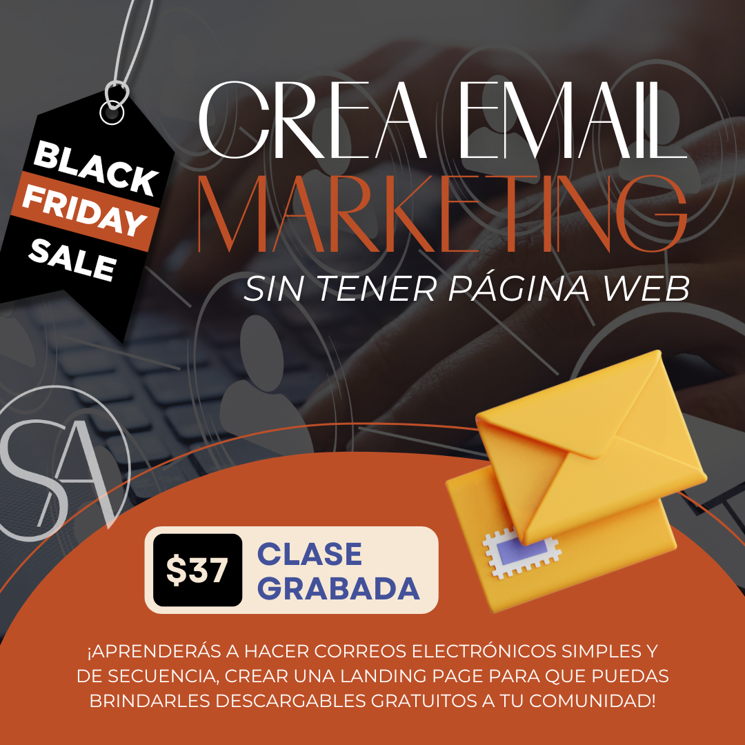 Crea Email Marketing sin Tener Página Web