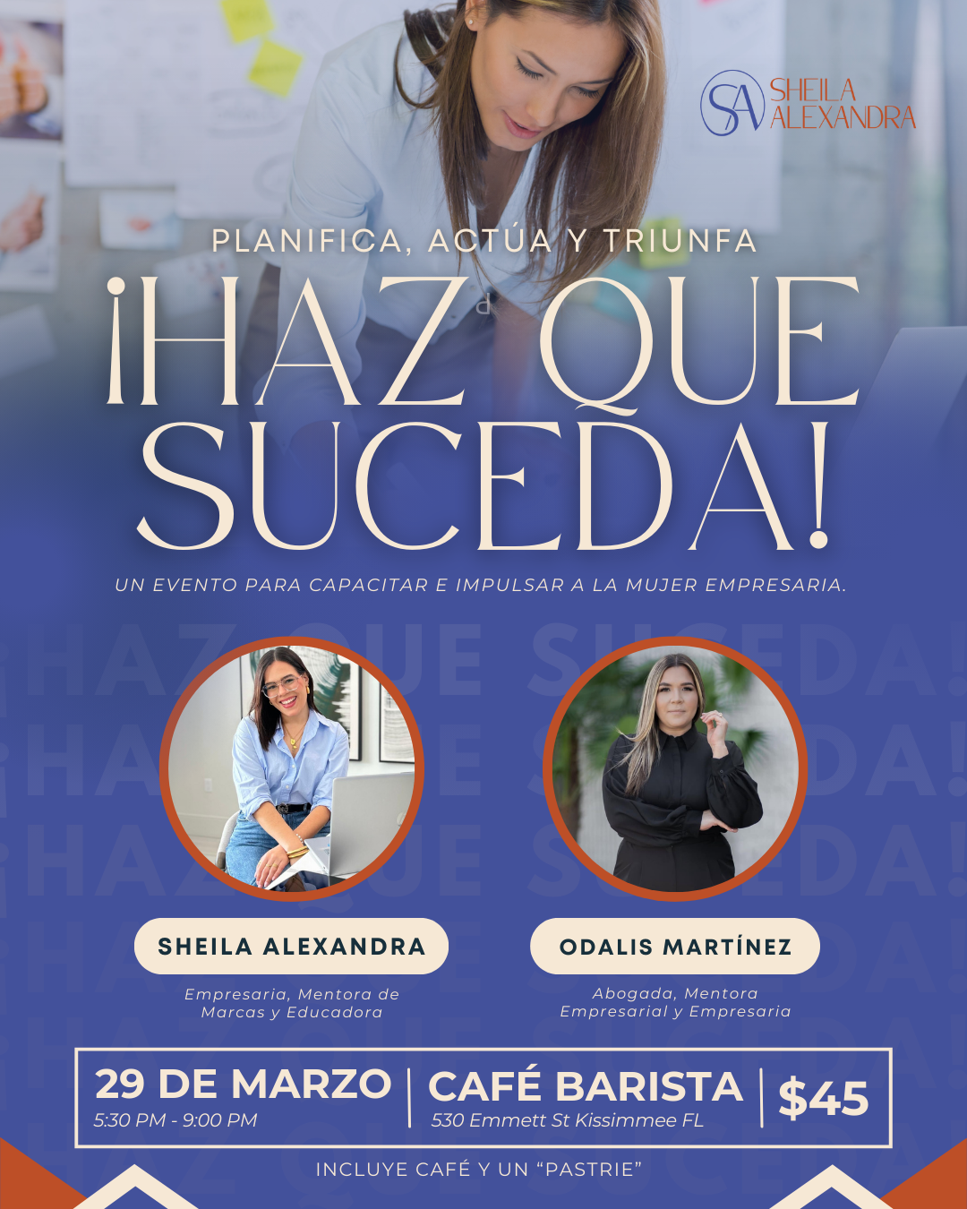 Evento: ¡Haz que Suceda! Planifica, Actúa y Triunfa